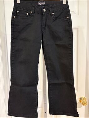 Angels black  denim Capri Jeans size 5